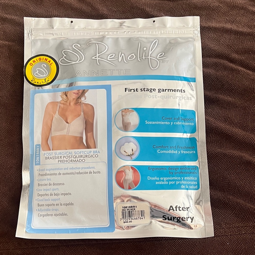 (NWT) Annette Renolife Compression Garment in White